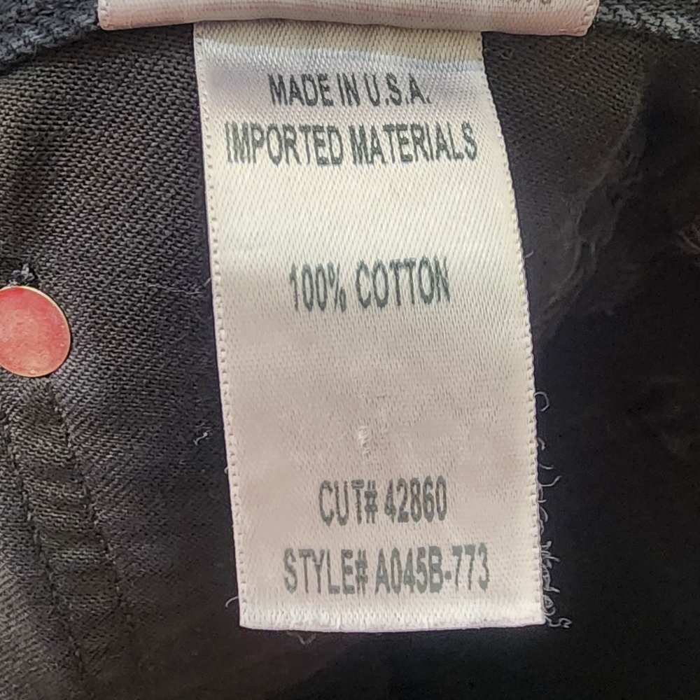 Agolde Stylish Black Jeans with Gold Accents - Picture 7 of 7